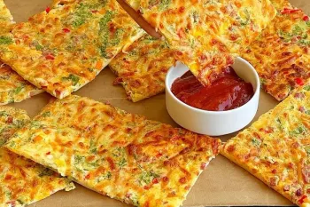 مطمئنم تا حالا همچین پیتزایی نخوردی / پیتزا خوشمزه سبک و مقرون به صرفه