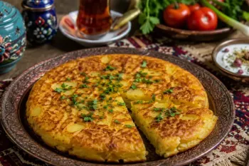 اگر سیب زمینی، پیاز و تخم مرغ دارید، این غذای خوشمزه و اقتصادی را در کمتر از ۳۰ دقیقه آماده کنید!