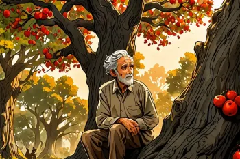 داستان پندآموز؛ درخت سیب پیر و پسری که معنای واقعی محبت را فهمید
