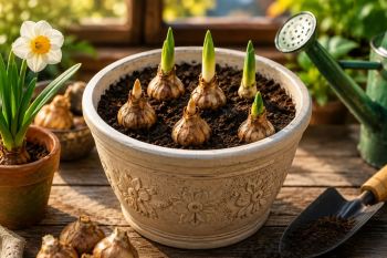 کاشت پیاز گل نرگس در گلدان؛ راز داشتن نرگس های خوش عطر و پرگل در خانه