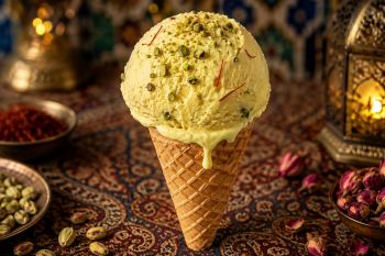 طرز تهیه بستنی خانگی با شیر؛ بدون ثعلب و خامه، ساده و کشدار!