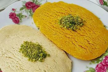 حلوای کفگیری تبریزی؛ حلوای خوش عطر و قالبی که بافتش در دهان آب می شود