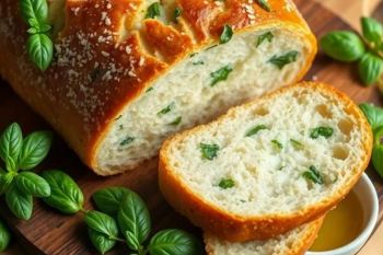 طرز تهیه نان ریحان خوشمزه و ساده به روش رستورانی؛ نانی نرم، معطر و وسوسه انگیز