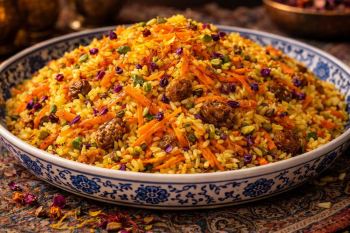 طرز تهیه پلو مخلوط با هویج و بادمجان؛ یک غذای مجلسی و خوش عطر برای مهمانی