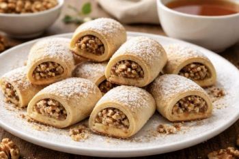 طرز تهیه شیرینی میان پر گیلانی؛ شیرینی سنتی و خوشمزه شمالی با عطر هل و دارچین
