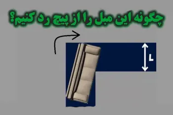 مسئله انتقال مبل / از ریاضیات تا زندگی روزمره !