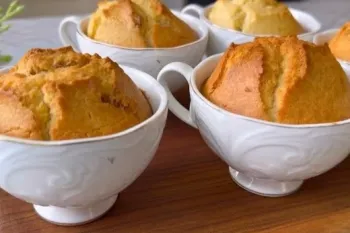 طرز تهیه کیک فنجانی به روش رستوران های گران قیمت در خانه !