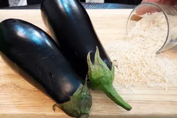 اگه بدونی با نصف پیمانه برنج و ۲ تا بادمجون چه غذای خوشمزه ای میشه درست کرد هر روز همینو می پزی!