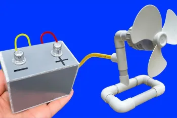 انرژی رایگان بی پایان | من باتری بی پایان خودم را از کربن فعال + PVC ساختم !