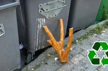 ببین با یه کنده درخت دور انداخته شده چیکار کردم!