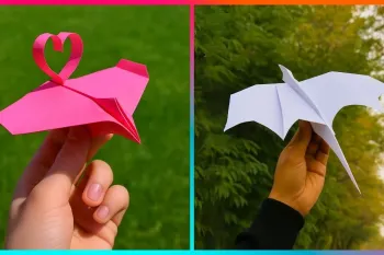 ۳۰ هواپیمای کاغذی آسان برای ساختن وقتی که حوصله تان سر رفته!