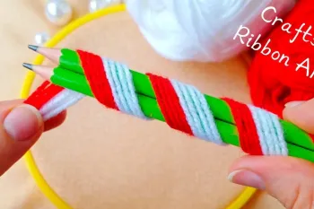 ترفند منحصر به فرد ساخت گل پشمی با مداد/ عاشق این گل های دست ساز میشی !