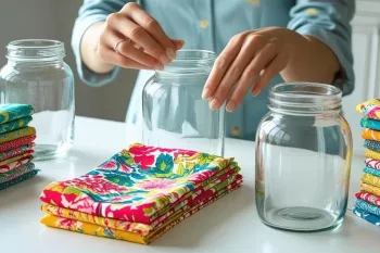 چطور شیشه های شیشه ای را به راحتی و با هزینه کم تزئین کنیم؟!
