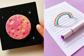 ۱۰ ایده هنری جالب | نقاشی آسان برای مبتدیان!