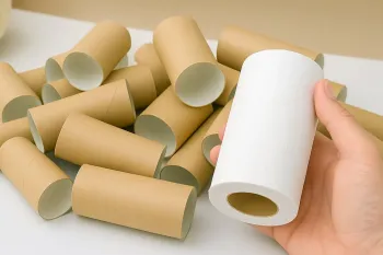 تبدیل رول مقوایی دستمال توالت به یک قطعه لوکس طراحی داخلی!