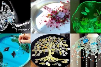 ۶ پروژه رزینی مسحورکننده / تماشا کنید، یاد بگیرید و الهام بگیرید!