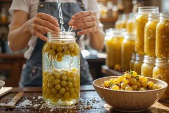 طرز تهیه آبغوره خونگی بدون کپک | ماندگاری تا یکسال + غوره شور خوشمزه!