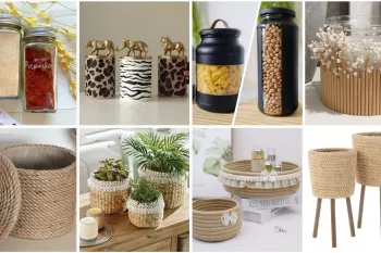 ایده های دکوراسیون منزل / با هزینه کمتر، برای خانه خود تزئینات و وسایل نظم دهنده بسازید!