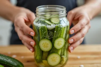 آموزش فوری خیار شور درشت ارگانیک تخمیری!