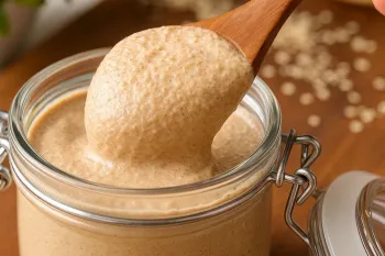 طرز تهیه کره جو دوسر خانگی / با 2 ماده تشکیل دهنده و بدون قند!