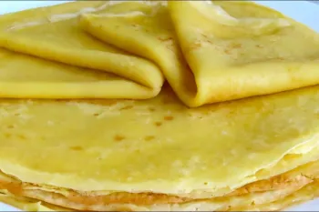 طرز تهیه پنکیک های نازک با شیر و آب!