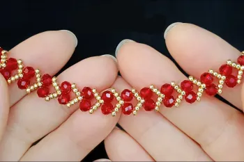 آموزش ساخت دستبند مهره ای ساده و زیبا!