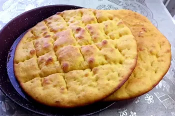 این نون خونگی خوشمزه رو با دو لیوان ارد ویک تخم مرغ خیلی راحت وسریع درست کن!
