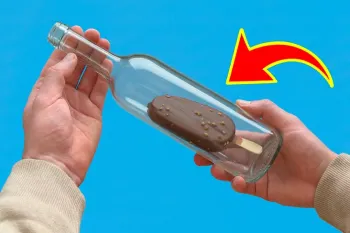 هیچ کس انتظار این را نداشت! (بستنی داخل بطری)