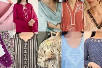 بیش از ۴۰ طرح یقه لباس زنانه ۲۰۲۵ | طرح یقه برای لباس بانوان !