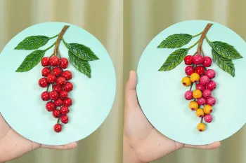 بهترین آویز دیواری با هنر سفال خانگی!