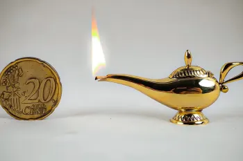 ساخت یک چراغ علاءالدین طلایی مینیاتوری که واقعاً کار می کند!