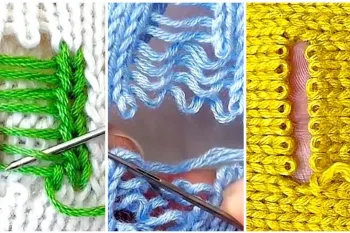 ۳ ساده ترین و کاربردی ترین روش ها برای تعمیر سوراخ های ژاکت های بافتنی در خانه!