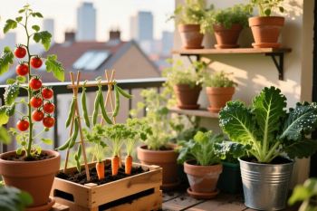 سبزیجات پاییزی را در خانه بکارید؛ راهنمای انتخاب گلدان مناسب برای یک باغچه کوچک خانگی