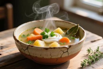 سوپ شلغم و هویج؛ یک کاسه گرمای خوشمزه برای شب های سرد پاییز و زمستان!
