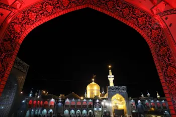 تمثال امام رضا (ع) با فناوری های نوین بازطراحی شد | تصویری که دل ها را به حرم می برد