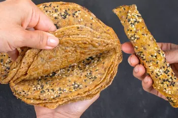 طرز تهیه نان جو دوسر سالم برای کاهش وزن، فقط جو دوسر بدون آرد !