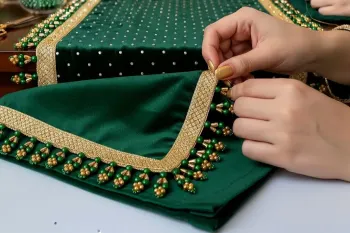 آموزش ساخت آویز زیبا، مناسب برای لبه های رومیزی و دستمال سفره !