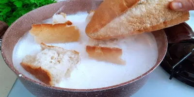 نان را در شیر در