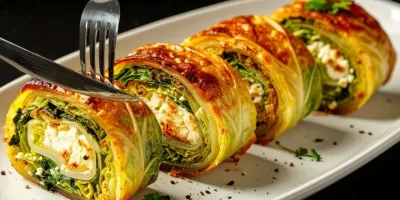 تهیه رولت سبزیجات