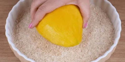 برنج را با انبه