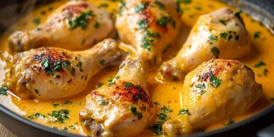 برای ناهار مرغ خامه