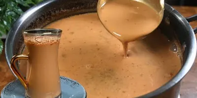 طرز تهیه چای خامه