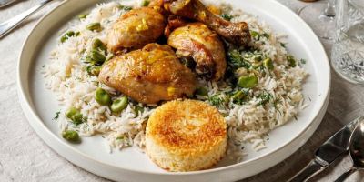 طرز تهیه باقالی پلو