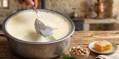 طرز تهیه ماست سفت