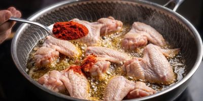 طرز تهیه بال مرغ