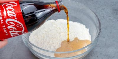 نوشابه + آرد! طرز