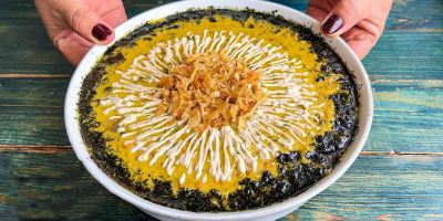 طرز تهیه آش بادمجان