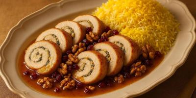 طرز تهیه رولت مرغ