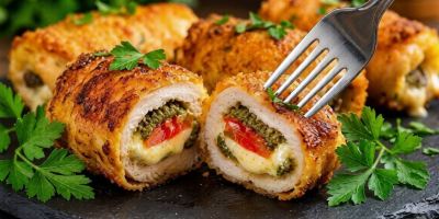 طرز تهیه مرغ شکم پر