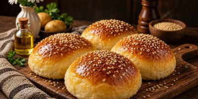 طرز تهیه نان سیب